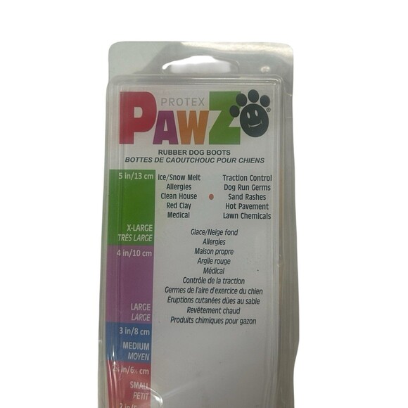 PROTEX Pawz Dog Boots Water-Proof Paws Disposable Reusable XX-Small Yellow - Picture 6 of 7